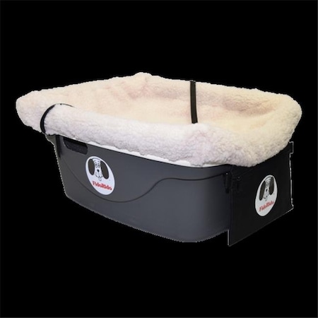 Fido Pet Products Fido Pet Products FRBG-L Pet Car Seat - Beige Sherpa Cover with Large Harness FRBG-L